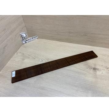 Орех Грецкий Волнистый Печёный 180гр заготовка накладки для электрогитары Смешанный ААА Волна А 8.5х72-57х535 мм-0