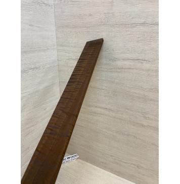 Орех Грецкий Волнистый Печёный 180гр заготовка накладки для электрогитары Смешанный ААА Волна А 8.5х72-57х535 мм-23