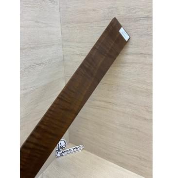 Орех Грецкий Волнистый Печёный 180гр заготовка накладки для электрогитары Смешанный ААА Волна А 8.5х72-57х535 мм-24