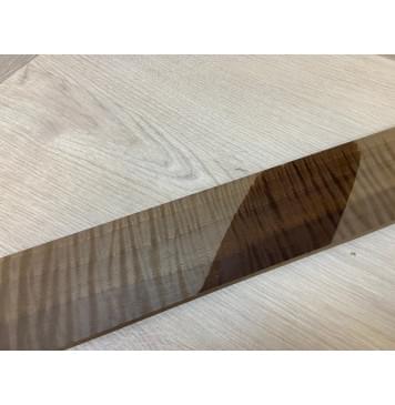 Орех Грецкий Волнистый Печёный 180гр заготовка накладки для электрогитары Радиал АА Волна ААА 9.5х70-67х540 мм-9