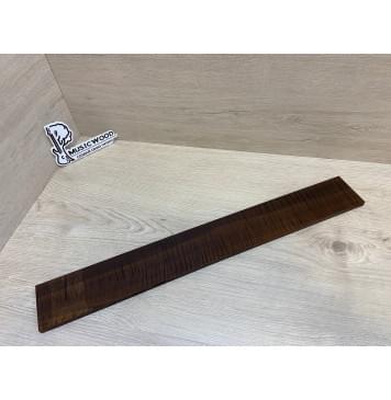 Орех Грецкий Волнистый Печёный 180гр заготовка накладки для электрогитары Радиал АА Волна ААА 9.5х70-67х540 мм-17