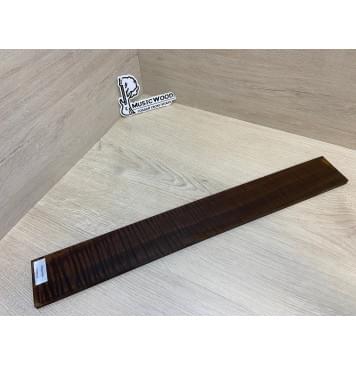 Орех Грецкий Волнистый Печёный 180гр заготовка накладки для электрогитары Радиал АА Волна ААА 9.5х70-67х540 мм-0