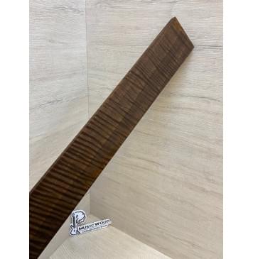 Орех Грецкий Волнистый Печёный 180гр заготовка накладки для электрогитары Радиал АА Волна ААА 9.5х70-67х540 мм-12