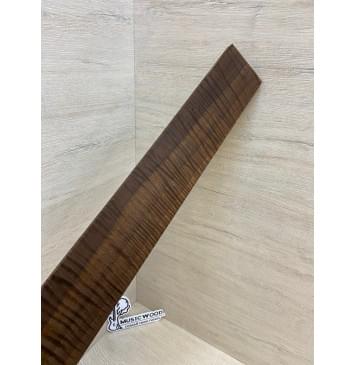 Орех Грецкий Волнистый Печёный 180гр заготовка накладки для электрогитары Радиал АА Волна ААА 9.5х70-67х540 мм-18