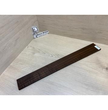 Орех Грецкий Волнистый Печёный 180гр заготовка накладки для электрогитары Радиал АА Волна А 10х67-55х535 мм-0