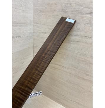 Орех Грецкий Волнистый Печёный 180гр заготовка накладки для электрогитары Радиал АА Волна А 10х67-55х535 мм-16