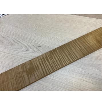 Клён Волнистый Печёный 180 гр заготовка накладки для электрогитары Радиал АА Волна ААА 8х65-56х560 мм-3