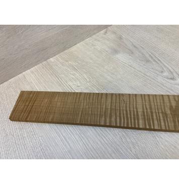 Клён Волнистый Печёный 180 гр заготовка накладки для электрогитары Радиал АА Волна ААА 8х65-56х560 мм-5