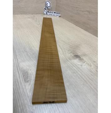 Клён Волнистый Печёный 180 гр заготовка накладки для электрогитары Радиал АА Волна ААА 8х65-56х560 мм-6