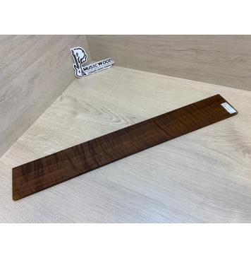 Орех Грецкий Волнистый Печёный 180гр заготовка накладки для электрогитары Радиал АА Волна АА 8.5х75х545 мм-25