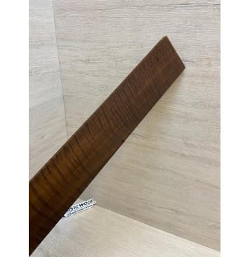 Орех Грецкий Волнистый Печёный 180гр заготовка накладки для электрогитары Радиал АА Волна АА 8.5х75х545 мм-18