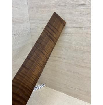 Орех Грецкий Волнистый Печёный 180гр заготовка накладки для электрогитары Радиал АА Волна АА 8.5х75х545 мм-23