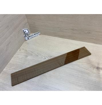 Орех Грецкий Волнистый Печёный 180гр заготовка накладки для электрогитары Радиал АА Волна А 8.5х72х505 мм-11