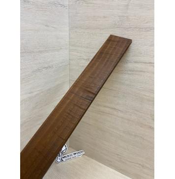 Орех Грецкий Волнистый Печёный 180гр заготовка накладки для электрогитары Радиал АА Волна А 8.5х72х505 мм-12