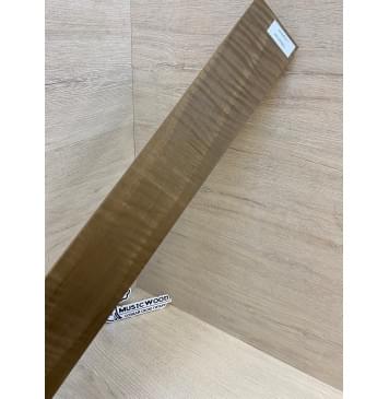 Орех Грецкий Волнистый Печёный 180гр заготовка накладки для электрогитары Смешанный ААА Волна А 8.5х70-67х520 мм-15