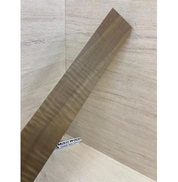 Орех Грецкий Волнистый Печёный 180гр заготовка накладки для электрогитары Смешанный ААА Волна А 8.5х70-67х520 мм-13