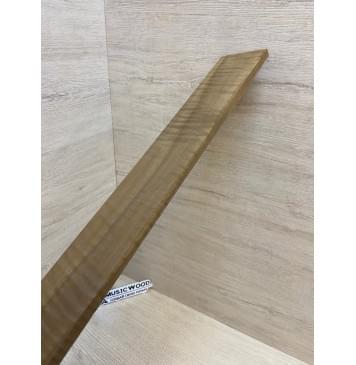 Орех Грецкий Волнистый Печёный 180гр заготовка накладки для электрогитары Смешанный ААА Волна А 8.5х70-67х520 мм-6