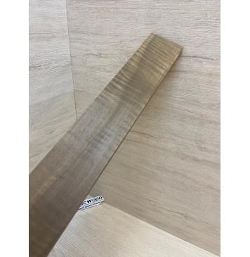 Орех Грецкий Волнистый Печёный 180гр заготовка накладки для электрогитары Смешанный ААА Волна А 8.5х70-67х520 мм-23