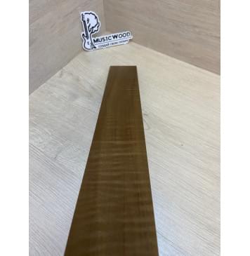 Орех Грецкий Волнистый Печёный 180гр заготовка накладки для электрогитары Смешанный ААА Волна А 8.5х70-67х520 мм-4