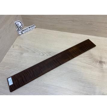 Орех Грецкий Волнистый Печёный 180гр заготовка накладки для электрогитары Смешанный ААА Волна А 8.5х70-67х520 мм-11