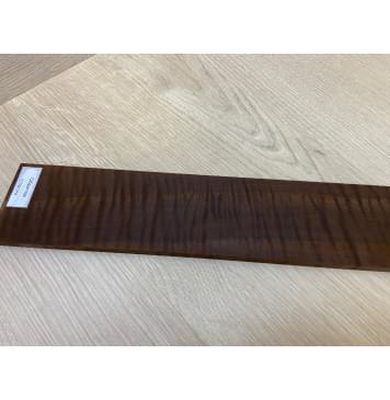 Орех Грецкий Волнистый Печёный 180гр заготовка накладки для электрогитары Смешанный ААА Волна А 8.5х70-67х520 мм-12