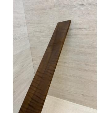 Орех Грецкий Волнистый Печёный 180гр заготовка накладки для электрогитары Смешанный ААА Волна А 8.5х70-67х520 мм-22