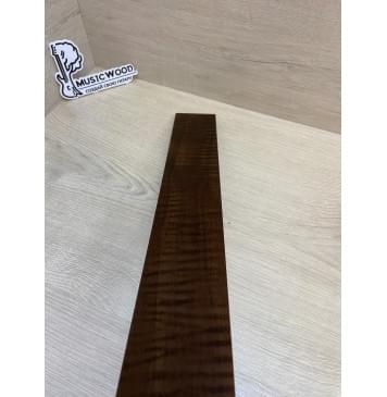 Орех Грецкий Волнистый Печёный 180гр заготовка накладки для электрогитары Смешанный ААА Волна А 8.5х70-67х520 мм-14