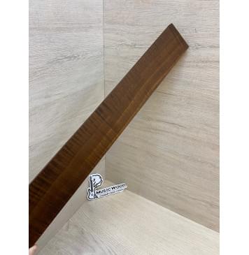 Орех Грецкий Волнистый Печёный 180гр заготовка накладки для электрогитары Смешанный ААА Волна А 8х70-58х505 мм-21