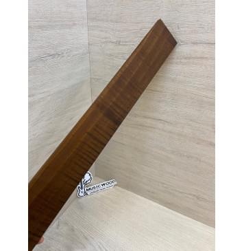 Орех Грецкий Волнистый Печёный 180гр заготовка накладки для электрогитары Смешанный ААА Волна А 8х70-58х505 мм-17