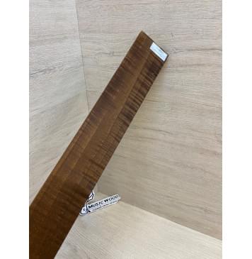 Орех Грецкий Волнистый Печёный 180гр заготовка накладки для электрогитары Смешанный ААА Волна А 8х70-58х505 мм-23