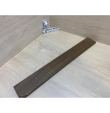 Орех Грецкий Волнистый Печёный 180гр заготовка накладки для электрогитары Смешанный ААА Волна АА 11х70-65х520 мм-4