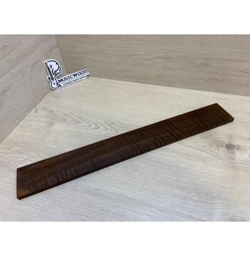 Орех Грецкий Волнистый Печёный 180гр заготовка накладки для электрогитары Смешанный ААА Волна АА 11х70-65х520 мм-0