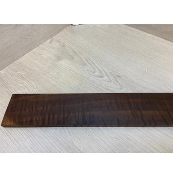 Орех Грецкий Волнистый Печёный 180гр заготовка накладки для электрогитары Смешанный ААА Волна АА 11х70-65х520 мм-9