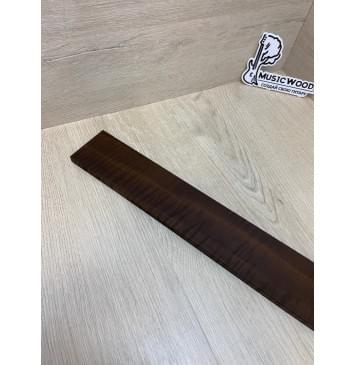 Орех Грецкий Волнистый Печёный 180гр заготовка накладки для электрогитары Смешанный ААА Волна АА 11х70-65х520 мм-19