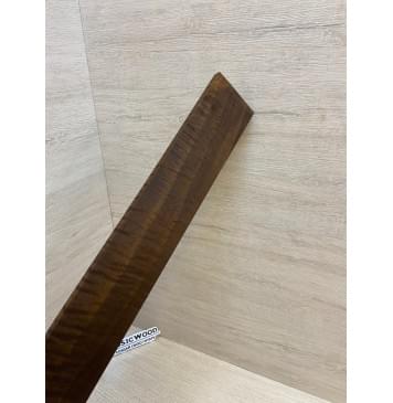 Орех Грецкий Волнистый Печёный 180гр заготовка накладки для электрогитары Смешанный ААА Волна АА 11х70-65х520 мм-17