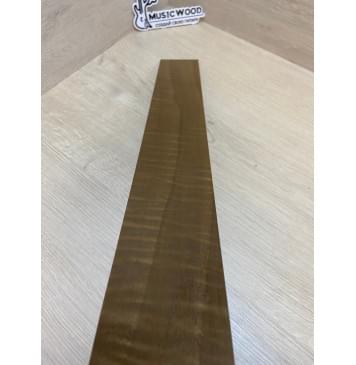 Орех Грецкий Волнистый Печёный 180гр заготовка накладки для электрогитары Смешанный ААА Волна АА 8х70-67х520 мм-5