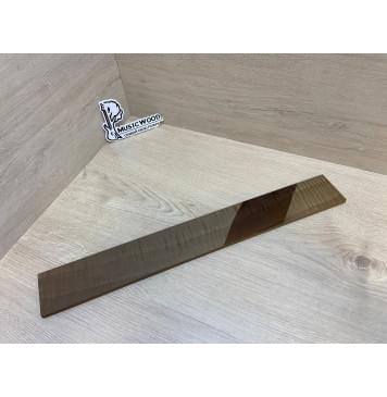 Орех Грецкий Волнистый Печёный 180гр заготовка накладки для электрогитары Смешанный ААА Волна АА 8х70-67х520 мм-15