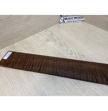 Орех Грецкий Волнистый Печёный 180гр заготовка накладки для электрогитары Смешанный ААА Волна АА 8х70-67х520 мм-11