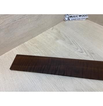 Орех Грецкий Волнистый Печёный 180гр заготовка накладки для электрогитары Смешанный ААА Волна АА 8х70-67х520 мм-10