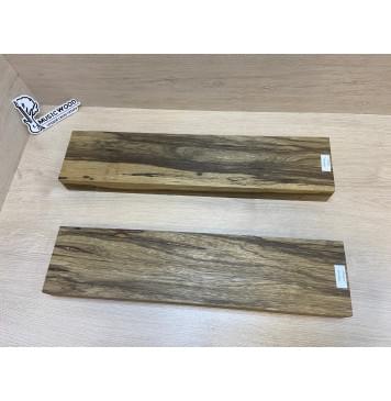 Корина Чёрная заготовка корпуса гитары со сквозным грифом Смешанный АА 50.5х123х550-520 мм (2шт) (Червоточины) Корина Чёрная заготовка корпуса гитары со сквозным грифом Смешанный АА 50.5х123х550-520 мм (2шт) (Червоточины)-4