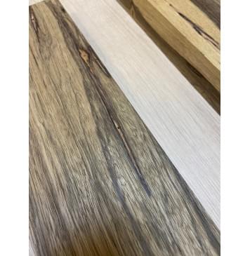 Корина Чёрная заготовка корпуса гитары со сквозным грифом Смешанный АА 50.5х123х550-520 мм (2шт) (Червоточины) Корина Чёрная заготовка корпуса гитары со сквозным грифом Смешанный АА 50.5х123х550-520 мм (2шт) (Червоточины)-6