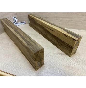 Корина Чёрная заготовка корпуса гитары со сквозным грифом Смешанный АА 50.5х123х550-520 мм (2шт) (Червоточины) Корина Чёрная заготовка корпуса гитары со сквозным грифом Смешанный АА 50.5х123х550-520 мм (2шт) (Червоточины)-12