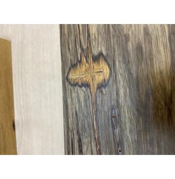 Корина Чёрная заготовка корпуса гитары со сквозным грифом Смешанный АА 50.5х123х550-520 мм (2шт) (Червоточины) Корина Чёрная заготовка корпуса гитары со сквозным грифом Смешанный АА 50.5х123х550-520 мм (2шт) (Червоточины)-1