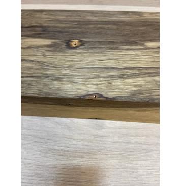 Корина Чёрная заготовка корпуса гитары со сквозным грифом Смешанный АА 50.5х123х550-520 мм (2шт) (Червоточины) Корина Чёрная заготовка корпуса гитары со сквозным грифом Смешанный АА 50.5х123х550-520 мм (2шт) (Червоточины)-2