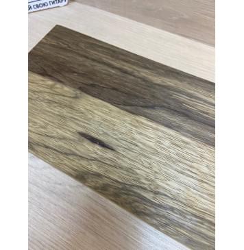 Корина Чёрная заготовка корпуса гитары со сквозным грифом Смешанный АА 50.5х123х550-520 мм (2шт) (Червоточины) Корина Чёрная заготовка корпуса гитары со сквозным грифом Смешанный АА 50.5х123х550-520 мм (2шт) (Червоточины)-4