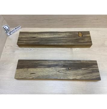 Корина Чёрная заготовка корпуса гитары со сквозным грифом Смешанный АА 50.5х123х550-520 мм (2шт) (Червоточины) Корина Чёрная заготовка корпуса гитары со сквозным грифом Смешанный АА 50.5х123х550-520 мм (2шт) (Червоточины)-9