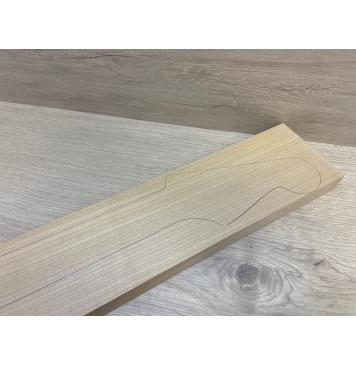 Клён Печёный 150гр заготовка грифа для электрогитары Радиал АА 26.5х100х690 мм-8