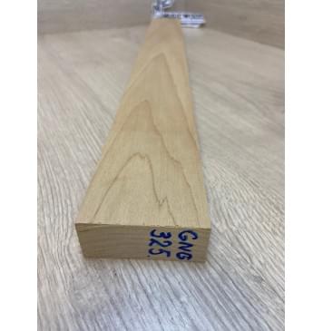 Клён Печёный 150 гр заготовка грифа безголовой гитары Тангент АА 27х65х605 мм-2