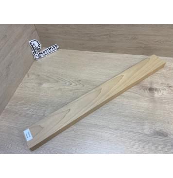 Клён Печёный 150 гр заготовка грифа безголовой гитары Тангент АА 27х65х605 мм-4