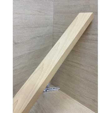 Клён Печёный 150 гр заготовка грифа безголовой гитары Тангент АА 27х65х605 мм-3